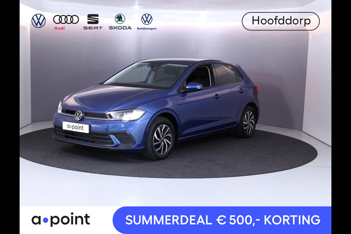 Volkswagen Polo 1.0 TSI Life 95 pk | Navigatie | Parkeersensoren | Achteruitrijcamera | Adaptieve cruise control | Stoelverwarming |