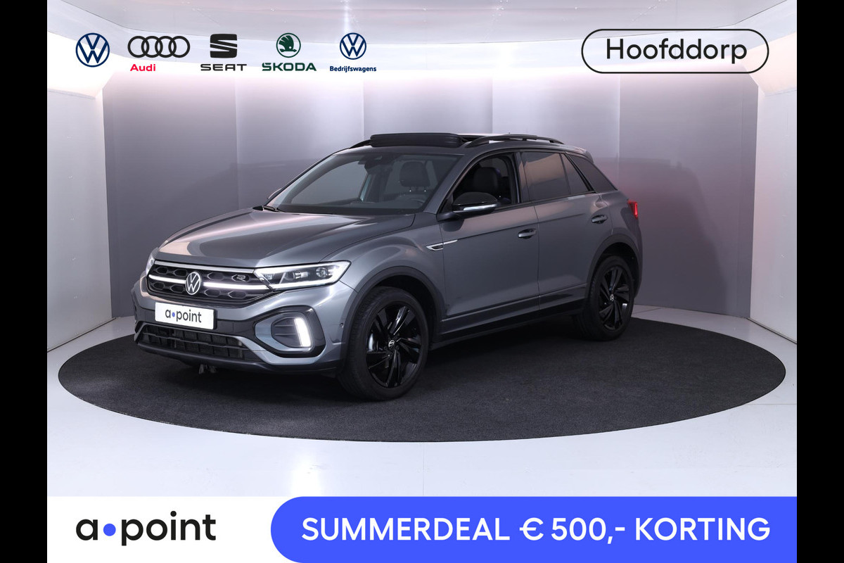 Volkswagen T-Roc 1.5 TSI R-Line 150 pk Automaat (DSG) | Verlengde garantie | Navigatie via App | Panoramadak | Parkeersensoren (Park assist) | Achteruitrijcamera | Adaptieve cruise control | Black Style pakket |