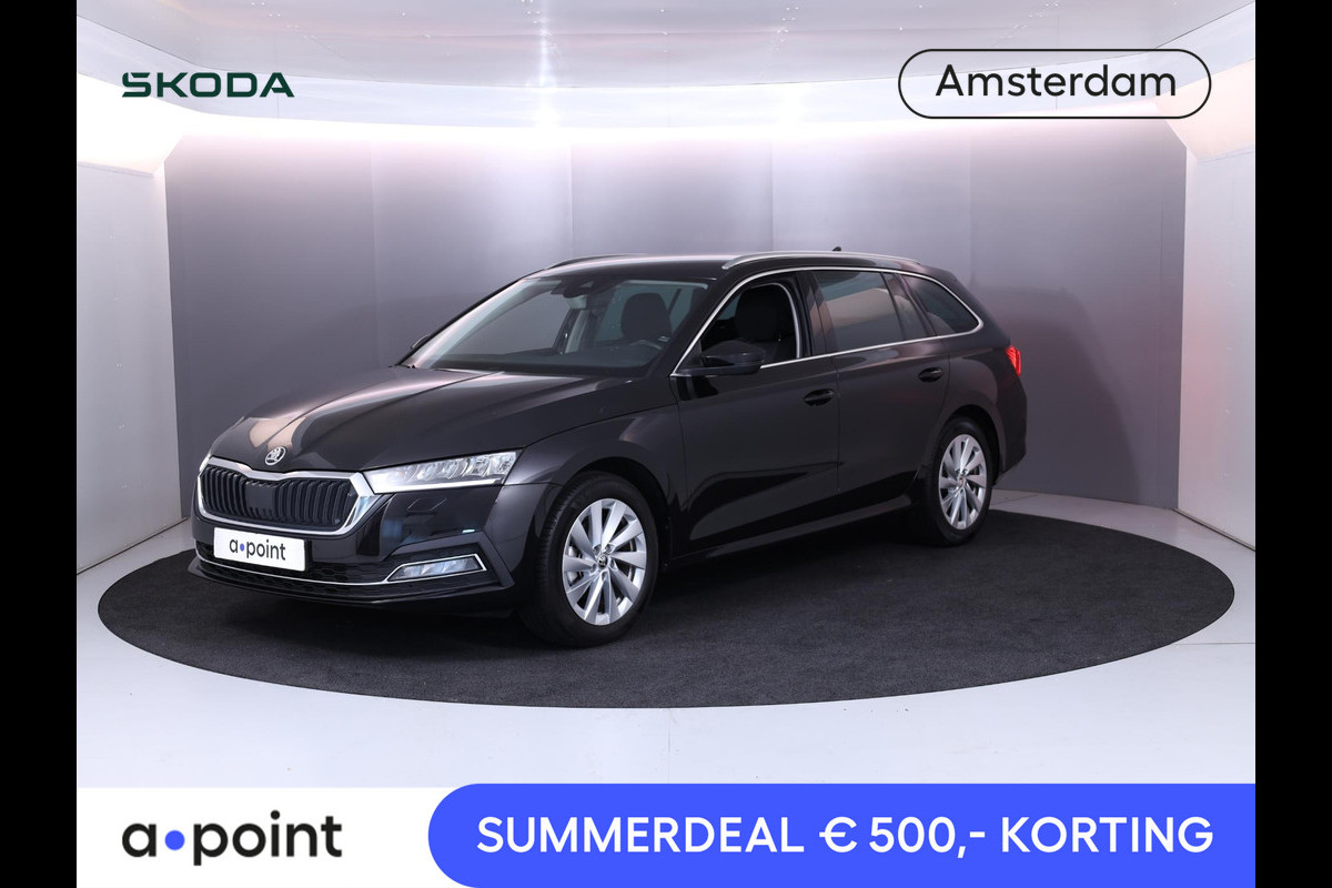 Škoda Octavia Combi 1.0 e-TSI Ambition 110 pk Automaat (DSG) | Navigatie | Parkeersensoren | LED koplampen | Stoelverwarming | Apple Carplay/Android Auto |