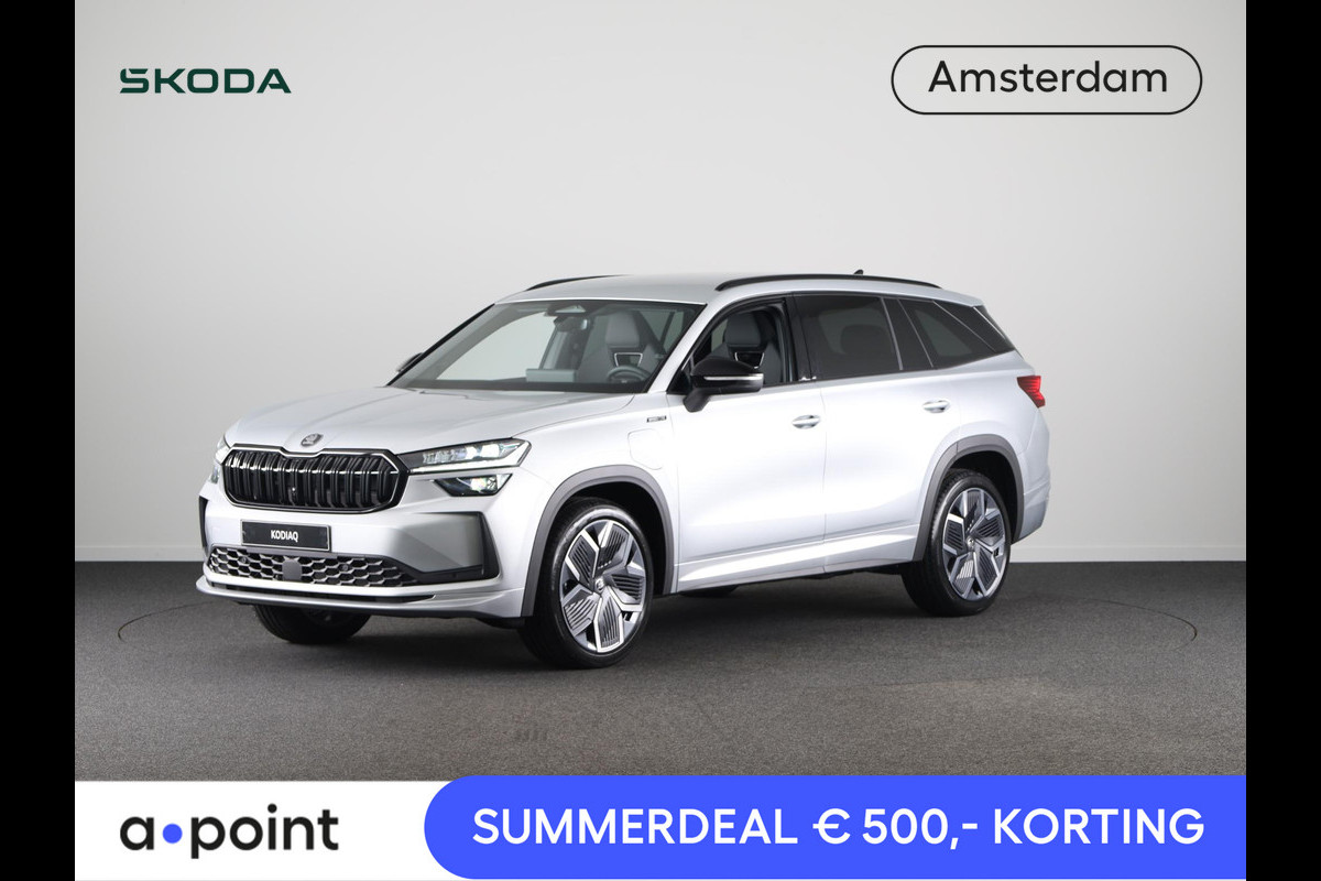 Škoda Kodiaq Sportline Business 1.5 TSI PHEV 204pk | Light & view pakket | Winter pakket | 20 inch lichtmetalen velgen | Parkeercamera Škoda Kodiaq Sportline Business 1.5 TSI PHEV 204pk | Light & view pakket | Winter pakket | 20 inch lichtmetalen velgen | Parkeercamera