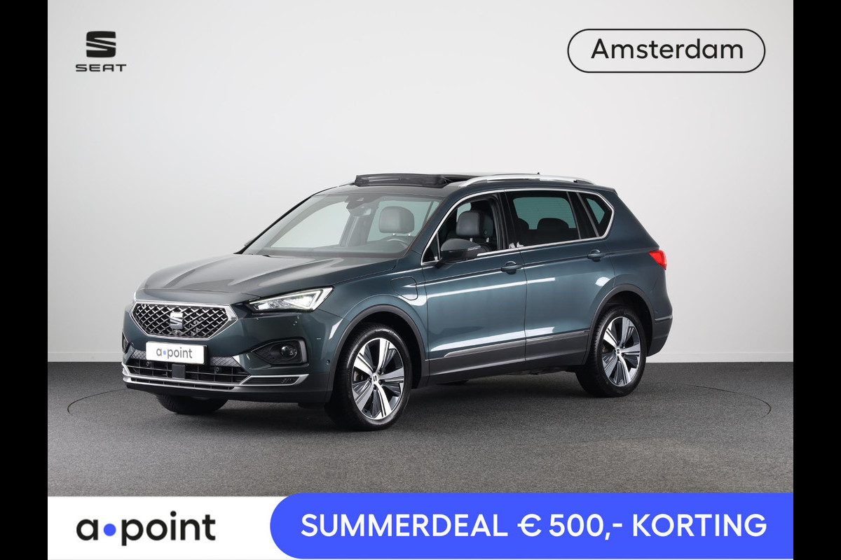 Seat Tarraco 1.4 TSI e-Hybrid PHEV Xcellence 245 pk Automaat (DSG) | Navigatie | Panoramadak | Elektr. trekhaak | Parkeersensoren (Park assist) | Rondomzicht camera | Stoelverwarming v/a | Lederen bekleding | Seat Tarraco 1.4 TSI e-Hybrid PHEV Xcellence 245 pk Automaat (DSG) | Navigatie | Panoramadak | Elektr. trekhaak | Parkeersensoren (Park assist) | Rondomzicht camera | Stoelverwarming v/a | Lederen bekleding |