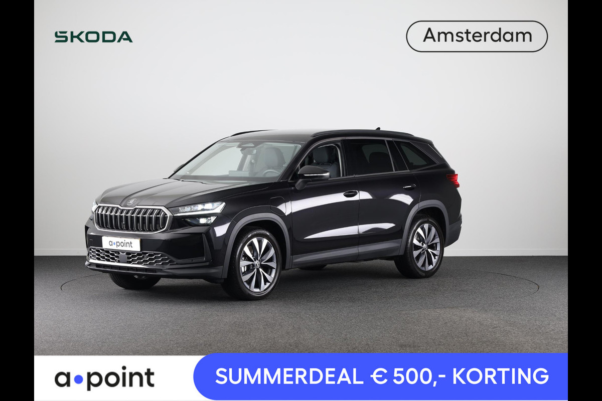 Škoda Kodiaq 1.5 TSI 204pk PHEV Business Edition | Trekhaak | Leder | Light & View | 19 inch | Elek. stoelen | Canton Sound | Stoelverwarming | Camera Škoda Kodiaq 1.5 TSI 204pk PHEV Business Edition | Trekhaak | Leder | Light & View | 19 inch | Elek. stoelen | Canton Sound | Stoelverwarming | Camera