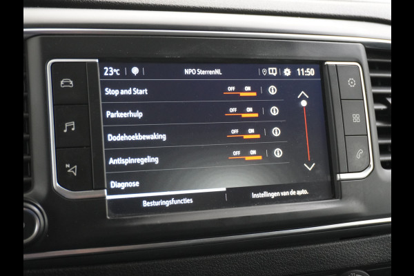 Opel Vivaro D120PK L2 3-Pers.360°Camera Apple Carplay Android ECC Trekhaak Imperiaal Airco DAB Cruise Control H1 Edition 1.5cdti lengte 2 ho Schuifdeur Tussenwand Dealeronderhouden Sensor dodehoek Bluetooth Regensensor 1e Eigenaar EURO6 300NM Koppel 1800kg Trekvermogen