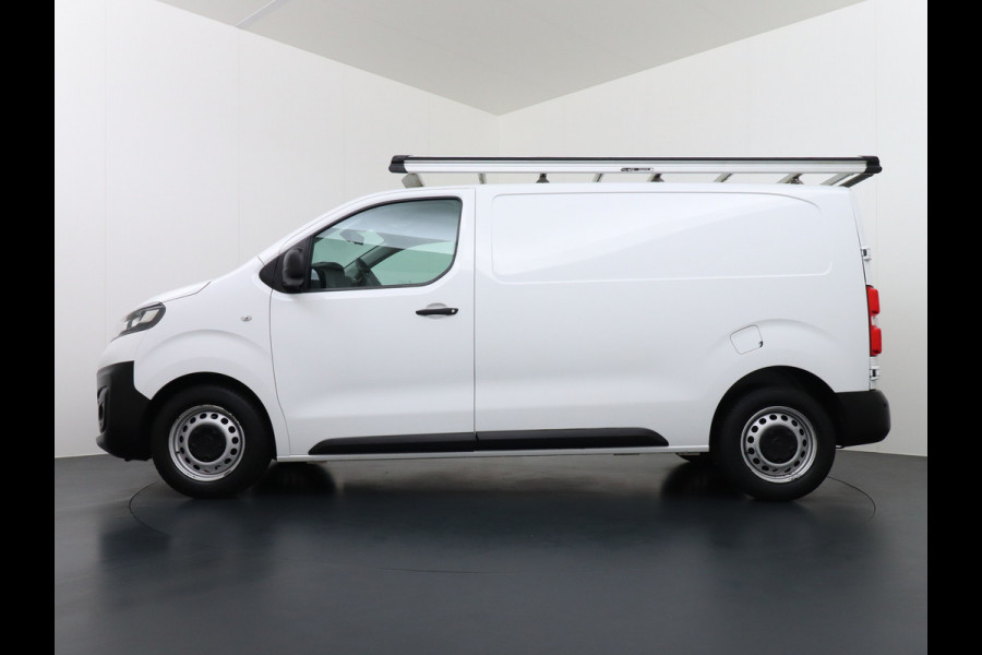 Opel Vivaro D120PK L2 3-Pers.360°Camera Apple Carplay Android ECC Trekhaak Imperiaal Airco DAB Cruise Control H1 Edition 1.5cdti lengte 2 ho Schuifdeur Tussenwand Dealeronderhouden Sensor dodehoek Bluetooth Regensensor 1e Eigenaar EURO6 300NM Koppel 1800kg Trekvermogen