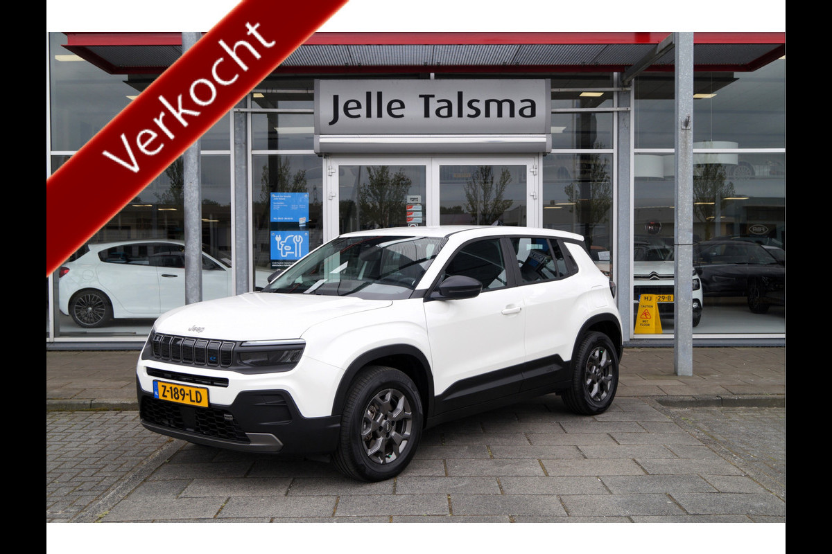 Jeep Avenger Longitude 54 kWh Navigatie | Stoelverwarming | Apple/ Android Carplay Jeep Avenger Longitude 54 kWh Navigatie | Stoelverwarming | Apple/ Android Carplay