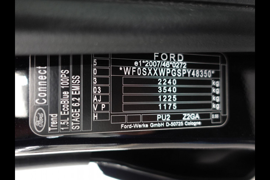 Ford Transit Connect 1.5 EcoBlue L2 Trend Automaat Navigatie Airco Parkeersensoren Cruise Control Camera Trekhaak