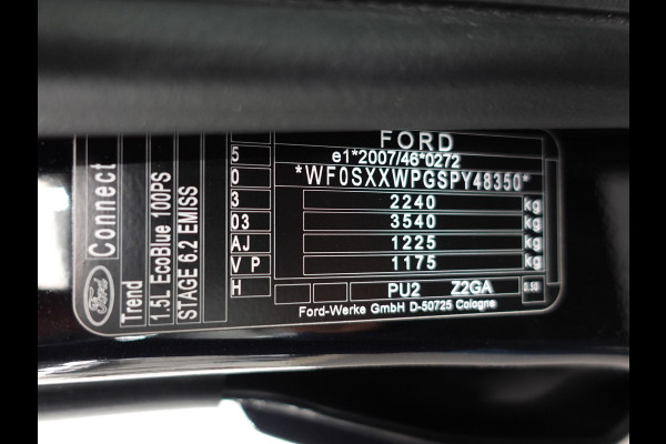 Ford Transit Connect 1.5 EcoBlue L2 Trend Automaat Navigatie Airco Parkeersensoren Cruise Control Camera Trekhaak