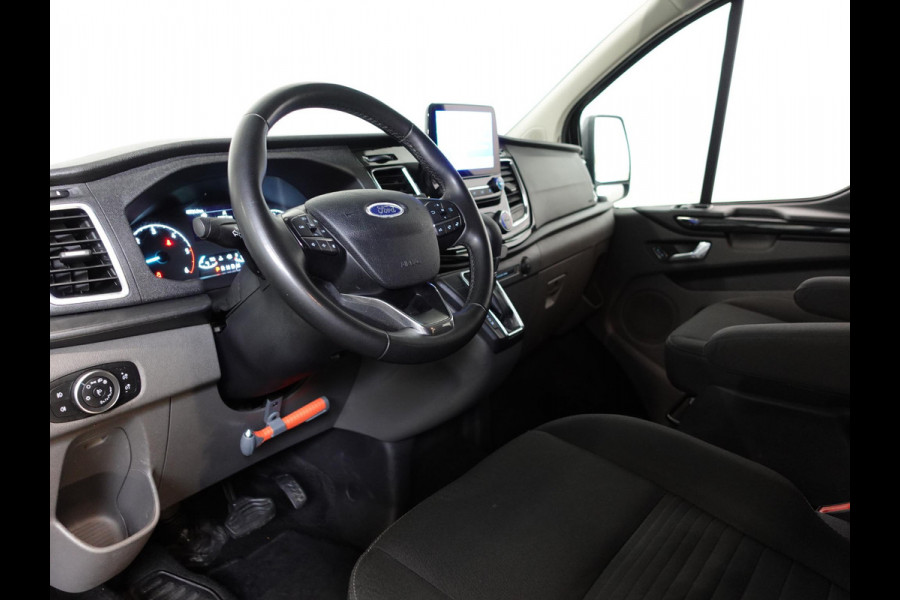 Ford Transit Custom L2H1 Limited Dubbele Cabine Automaat Navigatie Airco 2 Schuifdeuren Trekhaak Parkeersensoren Carplay Imperiaal