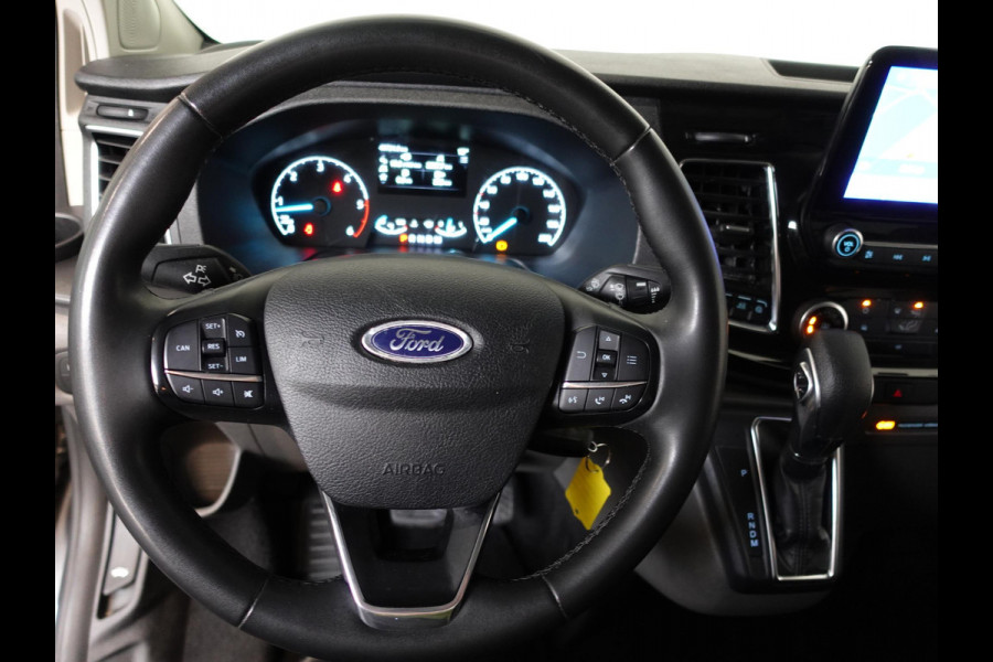 Ford Transit Custom L2H1 Limited Dubbele Cabine Automaat Navigatie Airco 2 Schuifdeuren Trekhaak Parkeersensoren Carplay Imperiaal