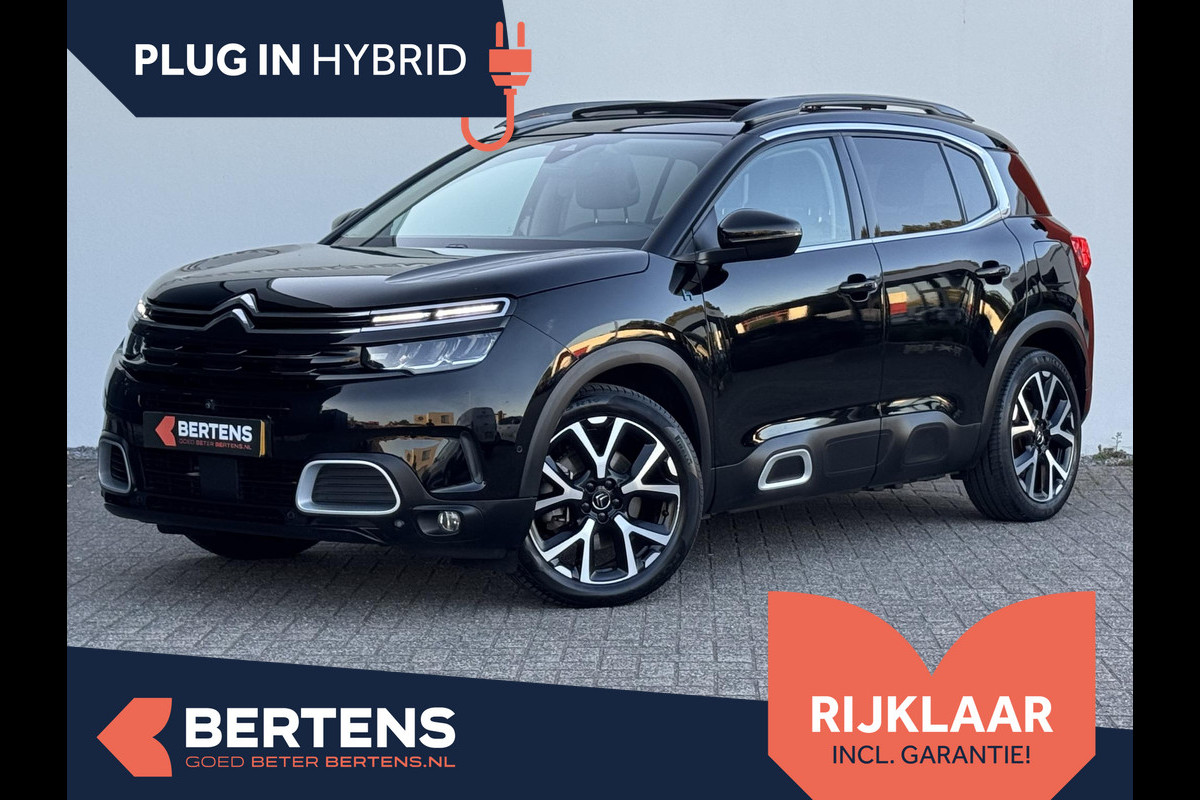 Citroën C5 Aircross 1.6 Plug-in Hybrid Bus.Plus 225 | Panoramadak | Lederen bekleding | El.achterklep | Prijs is rijklaar Citroën C5 Aircross 1.6 Plug-in Hybrid Bus.Plus 225 | Panoramadak | Lederen bekleding | El.achterklep | Prijs is rijklaar