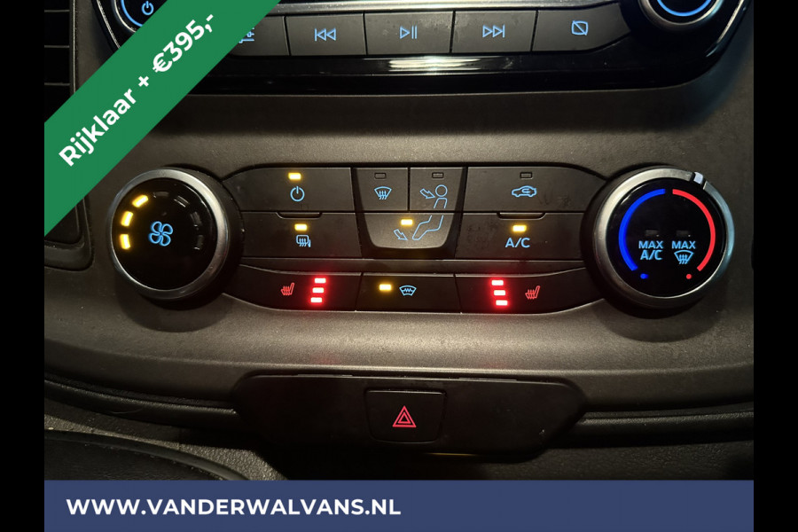 Ford Transit Custom 2.0 TDCI 130pk L2H1 *Rijklaar Direct Rijden* Euro6 Airco | Camera | LED | Cruisecontrol | Stoelverwarming Verwarmde voorruit, Parkeersensoren, Bijrijdersbank, 2800kg trekvermogen