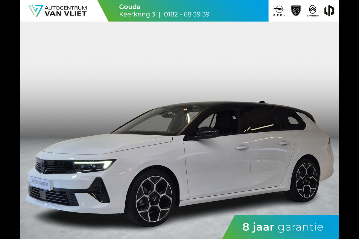 Opel Astra Sports Tourer 1.2 Turbo Hybrid Ultimate Automaat | Navigatie | Head-up Display | Keyless Entry | AGR Comfortstoelen |