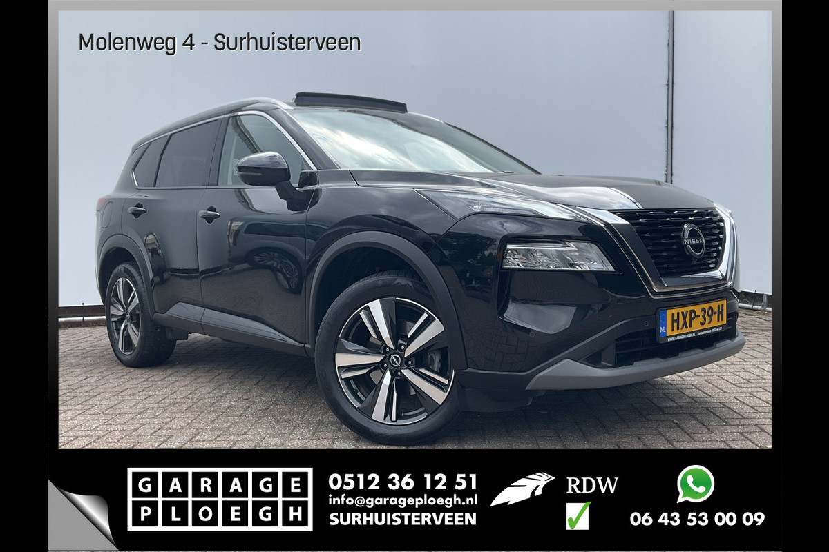 Nissan X-Trail 1.5 e-Power N-Connecta 7-Pers Pano 360Cam Adap.Cruise Keyless Voll.Onderhouden! Nissan X-Trail 1.5 e-Power N-Connecta 7-Pers Pano 360Cam Adap.Cruise Keyless Voll.Onderhouden!