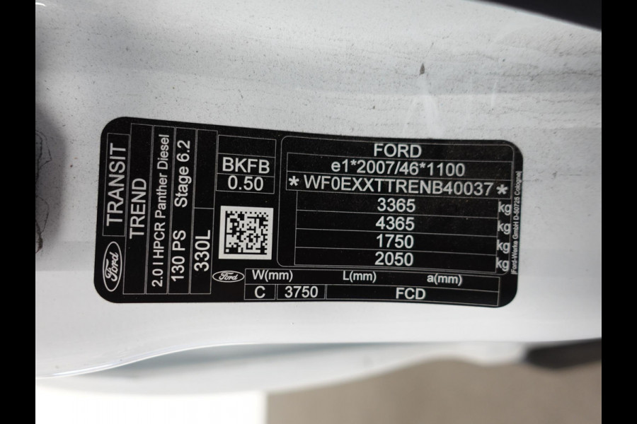 Ford Transit 330 2.0 TDCI L3H2 Trend Navigatie Camera Carplay Trekhaak Cruise control Airco