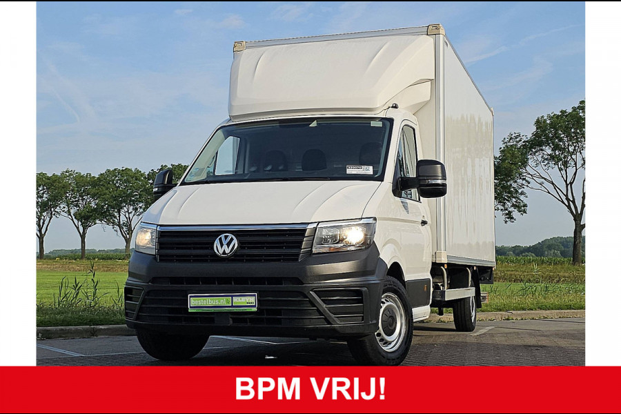 Volkswagen Crafter 35 2.0 TDI L4H3 Bakwagen Laadklep Zijdeur Spoiler Airco Navi 177Pk Euro6 Trekhaak Oh-Historie 1e Eigenaar !