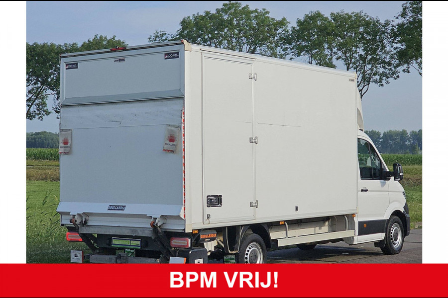 Volkswagen Crafter 35 2.0 TDI L4H3 Bakwagen Laadklep Zijdeur Spoiler Airco Navi 177Pk Euro6 Trekhaak Oh-Historie 1e Eigenaar !
