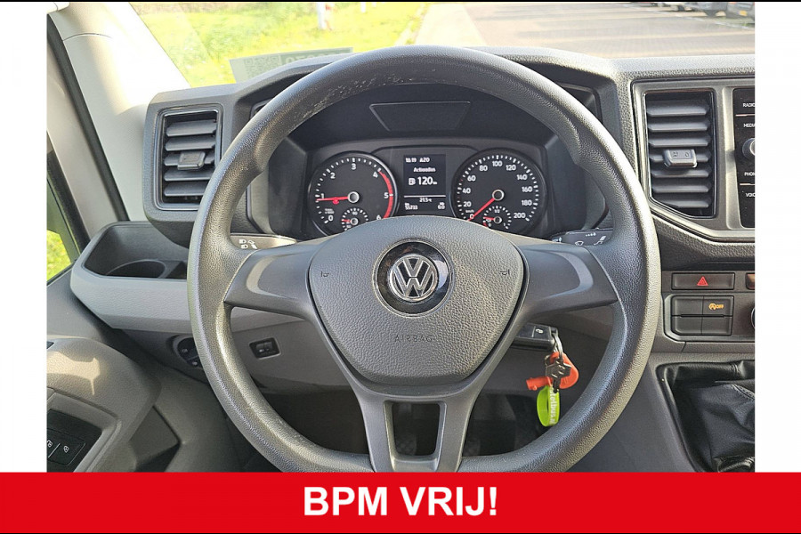 Volkswagen Crafter 35 2.0 TDI L4H3 Bakwagen Laadklep Zijdeur Spoiler Airco Navi 177Pk Euro6 Trekhaak Oh-Historie 1e Eigenaar !