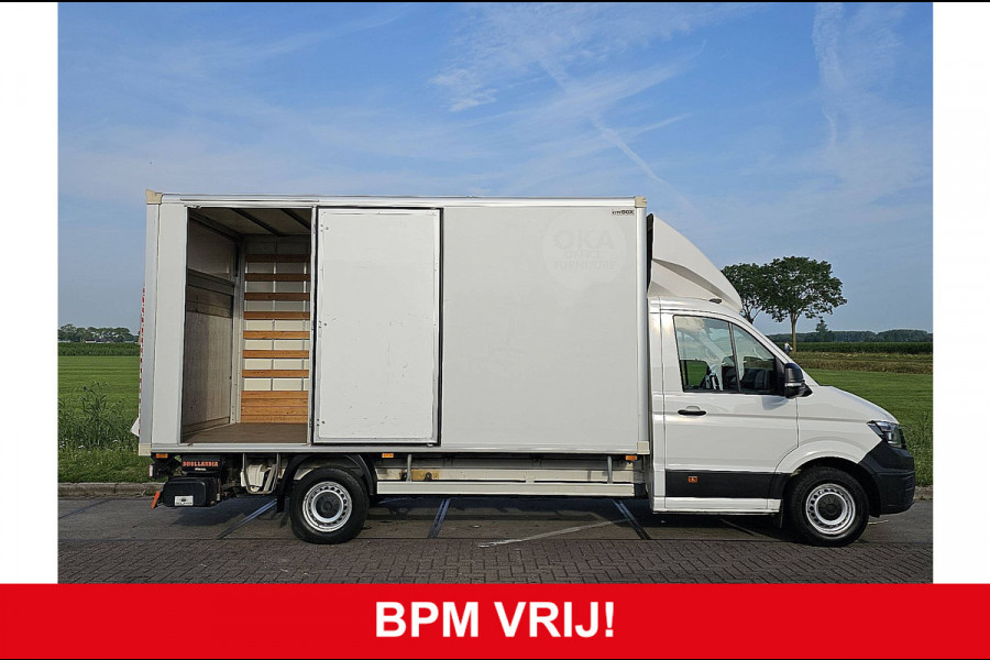 Volkswagen Crafter 35 2.0 TDI L4H3 Bakwagen Laadklep Zijdeur Spoiler Airco Navi 177Pk Euro6 Trekhaak Oh-Historie 1e Eigenaar !