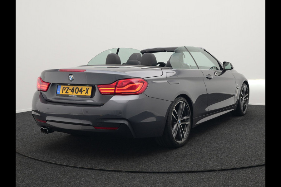 BMW 4 Serie Cabrio 420i M Sport Automaat 184pk | Lederen Sportstoelen Memory Verwarmd | Navi Pro | Head-up Display | Camera | LED |