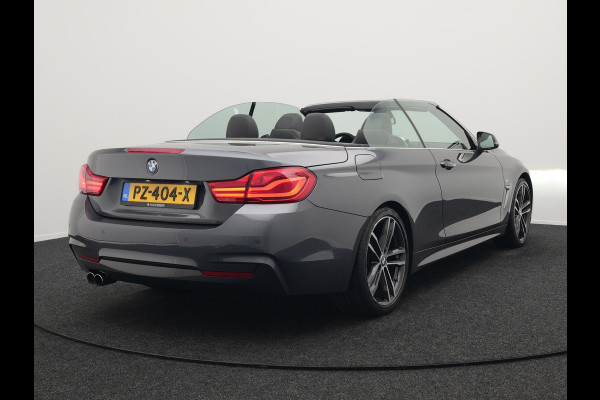 BMW 4 Serie Cabrio 420i M Sport Automaat 184pk | Lederen Sportstoelen Memory Verwarmd | Navi Pro | Head-up Display | Camera | LED |