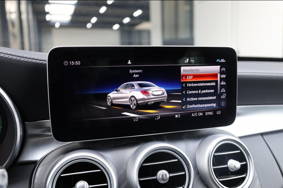 Mercedes-Benz C-Klasse 200 AMG Line LED/VIRTUAL/SFEER/PANORAMADAK/LEER+S.VERWARMING+MEMORY/LMV/CAM/LINE/ACC/ECC/12 MDN GARANTIE!
