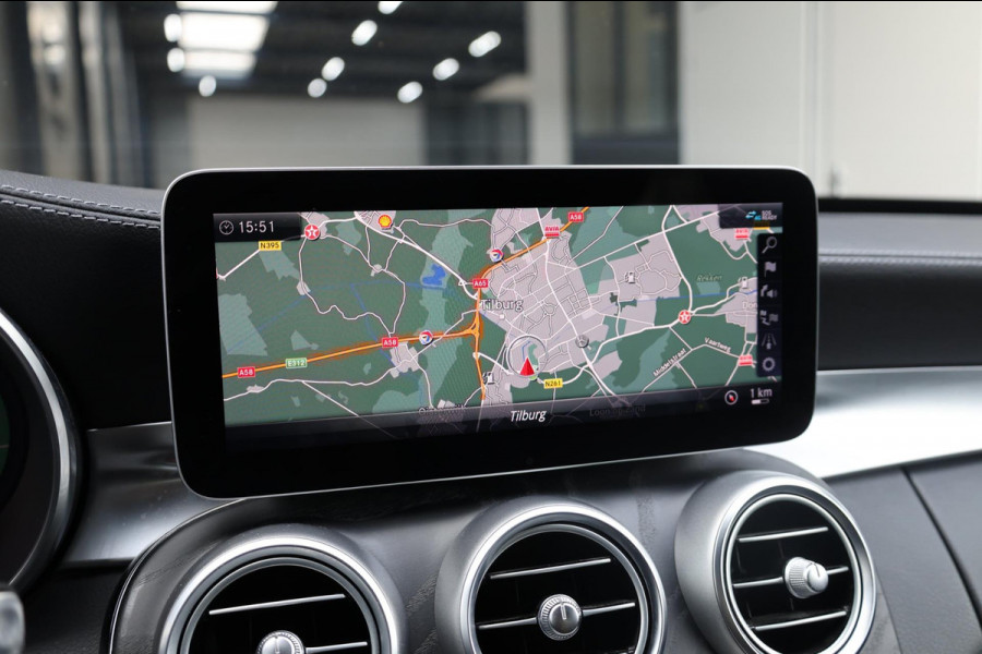Mercedes-Benz C-Klasse 200 AMG Line LED/VIRTUAL/SFEER/PANORAMADAK/LEER+S.VERWARMING+MEMORY/LMV/CAM/LINE/ACC/ECC/12 MDN GARANTIE!