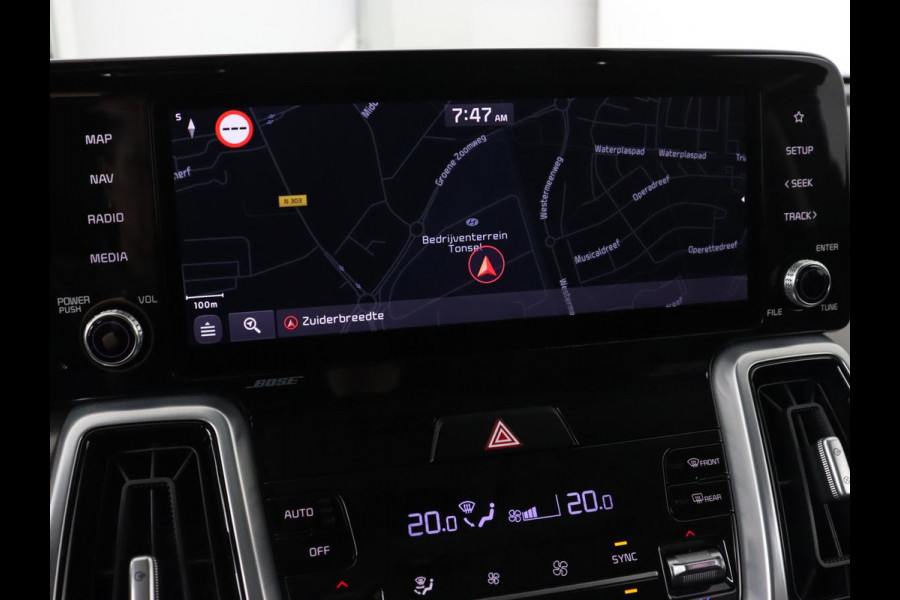 Kia Sorento 1.6 T-GDI Hybrid 2WD ExecutiveLine 7-persoons | Panoramadak | Stoelventilatie | Head-Up | 360 Camera | Leder | Adaptive cruise | Stoel & stuurverwarming | Park Assist | Memory | Carplay