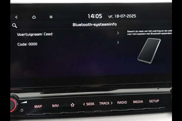 Kia Ceed 1.6 CRDi DynamicLine | Trekhaak | Camera | Carplay | Navigatie | Climate control | Parkeerhulp | Cruise control | Bluetooth