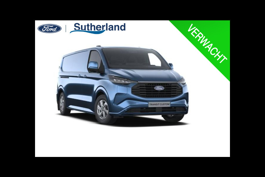 Ford Transit Custom 320 2.5 PHEV L2H1 Limited 233pk | Driver Assistance pack Premium | Wegklapbare Trekhaak | Verwarmd Stuurwiel | 17 inch Licht metalen Velgen | B&O Speakers