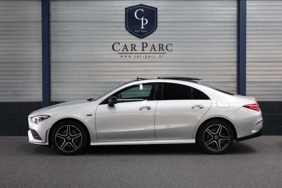 Mercedes-Benz CLA-Klasse 250 e AMG LED/SFEER/PANO/HALF LEER+ALCANTARA+S.VERWARMING+MEMORY/LMV/CAM/LINE/ACC/ECC/12 MDN GARANTIE!