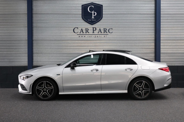 Mercedes-Benz CLA-Klasse 250 e AMG LED/SFEER/PANO/HALF LEER+ALCANTARA+S.VERWARMING+MEMORY/LMV/CAM/LINE/ACC/ECC/12 MDN GARANTIE!