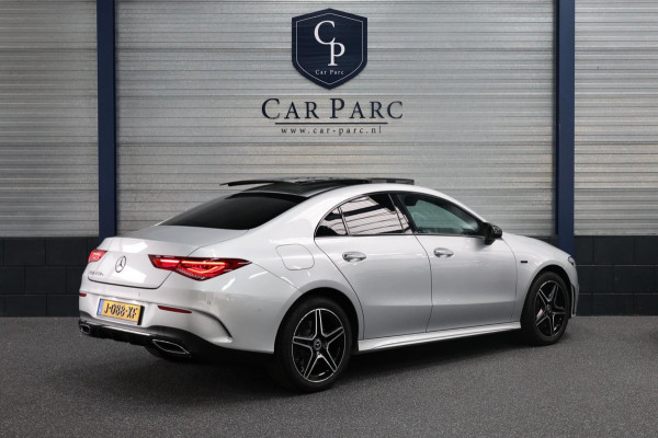 Mercedes-Benz CLA-Klasse 250 e AMG LED/SFEER/PANO/HALF LEER+ALCANTARA+S.VERWARMING+MEMORY/LMV/CAM/LINE/ACC/ECC/12 MDN GARANTIE!