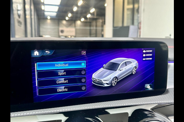 Mercedes-Benz CLA-Klasse 250 e AMG LED/SFEER/PANO/HALF LEER+ALCANTARA+S.VERWARMING+MEMORY/LMV/CAM/LINE/ACC/ECC/12 MDN GARANTIE!