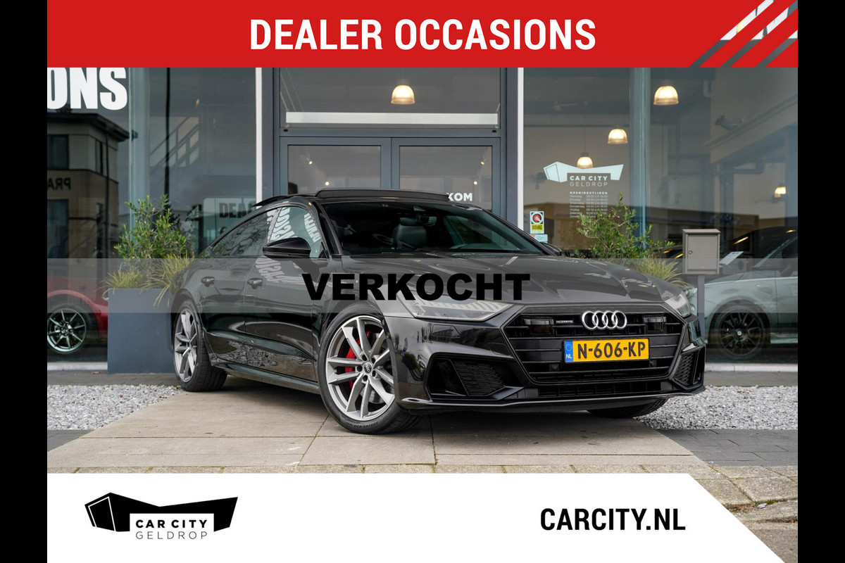Audi A7 Sportback 55 TFSI e Quattro Competition / Pano / B&O / Matrix / Adaptive / CarPlay / Carbon / Camera Audi A7 Sportback 55 TFSI e Quattro Competition / Pano / B&O / Matrix / Adaptive / CarPlay / Carbon / Camera