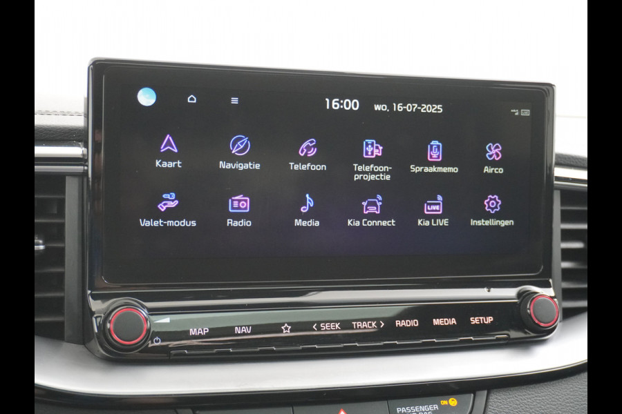 Kia ProCeed 1.4 T-GDI 141PK Autom. GT-Line Panoramadak Virtual Cockpit Trekhaak Navi Camera Ecc Apple Carplay Android Auto Adap.Cruise Stoel Keyless DAB Lmv 17" Led Dodehoekdetector Rijstrooksensor met correctie Elek.Achterklep Verkeersbord detectie Uitparkeer waarschuwing Zeer compleet! Origineel Nederlandse Auto €35.000,- nieuw