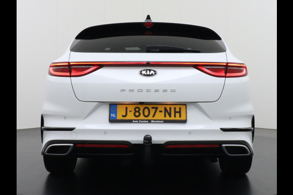 Kia ProCeed 1.4 T-GDI 141PK Autom. GT-Line Panoramadak Virtual Cockpit Trekhaak Navi Camera Ecc Apple Carplay Android Auto Adap.Cruise Stoel Keyless DAB Lmv 17" Led Dodehoekdetector Rijstrooksensor met correctie Elek.Achterklep Verkeersbord detectie Uitparkeer waarschuwing Zeer compleet! Origineel Nederlandse Auto €35.000,- nieuw