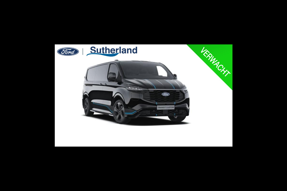 Ford Transit Custom 320 2.5 PHEV L2H1 Sport 233pk | Inklapbare trekhaak | 19 inch lichtmetalen Sport velgen (mat zwart) | Verwarmbaar stuurwiel | Navigatie systeem | B&O speakers Ford Transit Custom 320 2.5 PHEV L2H1 Sport 233pk | Inklapbare trekhaak | 19 inch lichtmetalen Sport velgen (mat zwart) | Verwarmbaar stuurwiel | Navigatie systeem | B&O speakers