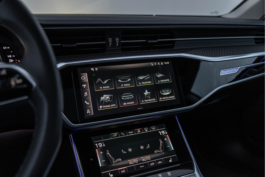 Audi A7 Sportback 55 TFSi-e 367pk Quattro Pano S-stoelen HuD B&O Trekhaak 21''