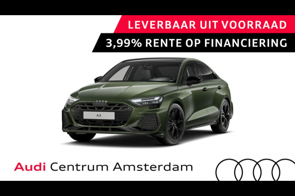 Audi A3 Limousine 30 TFSI S edition | Assistentiepakket driving + parking Plus | optiekpakket zwart plus | privacy glass | 18” inch zwarte velgen |