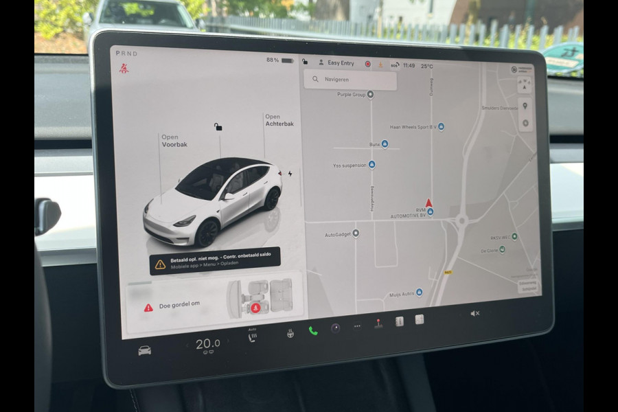 Tesla Model Y RWD 58 kWh AUTOPILOT | WIT LEDER | AFNEEMBARE TREKHAAK