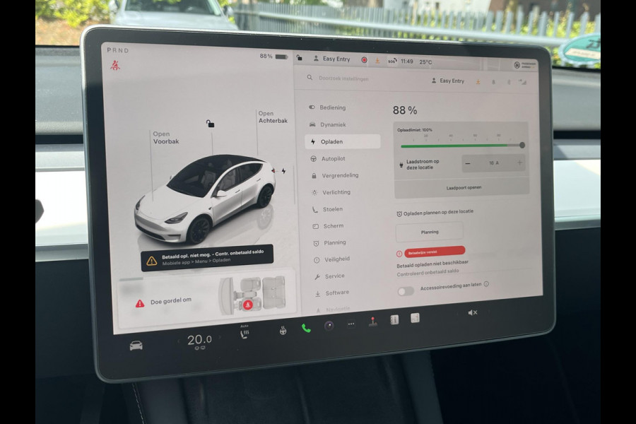Tesla Model Y RWD 58 kWh AUTOPILOT | WIT LEDER | AFNEEMBARE TREKHAAK