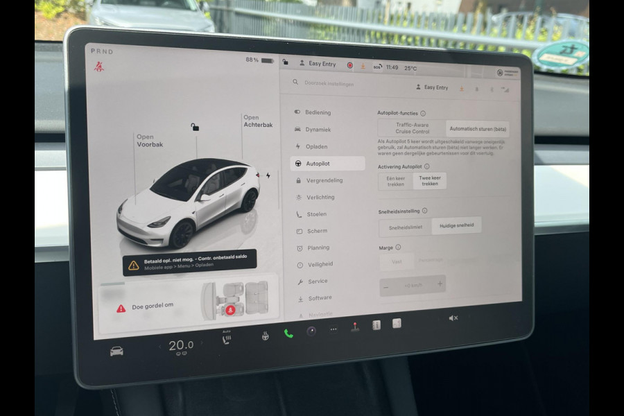Tesla Model Y RWD 58 kWh AUTOPILOT | WIT LEDER | AFNEEMBARE TREKHAAK