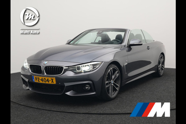 BMW 4 Serie Cabrio 420i M Sport Automaat 184pk | Lederen Sportstoelen Memory Verwarmd | Navi Pro | Head-up Display | Camera | LED |