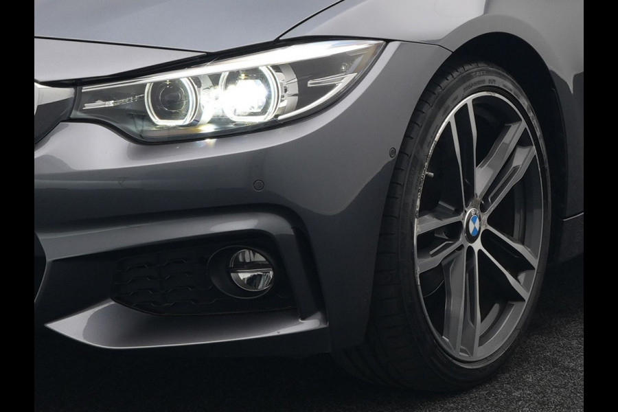 BMW 4 Serie Cabrio 420i M Sport Automaat 184pk | Lederen Sportstoelen Memory Verwarmd | Navi Pro | Head-up Display | Camera | LED |