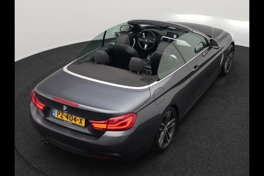 BMW 4 Serie Cabrio 420i M Sport Automaat 184pk | Lederen Sportstoelen Memory Verwarmd | Navi Pro | Head-up Display | Camera | LED |