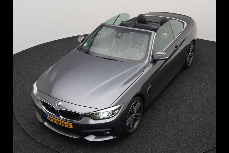 BMW 4 Serie Cabrio 420i M Sport Automaat 184pk | Lederen Sportstoelen Memory Verwarmd | Navi Pro | Head-up Display | Camera | LED |