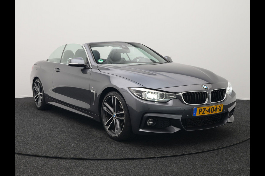 BMW 4 Serie Cabrio 420i M Sport Automaat 184pk | Lederen Sportstoelen Memory Verwarmd | Navi Pro | Head-up Display | Camera | LED |