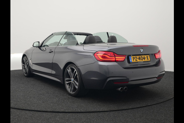 BMW 4 Serie Cabrio 420i M Sport Automaat 184pk | Lederen Sportstoelen Memory Verwarmd | Navi Pro | Head-up Display | Camera | LED |