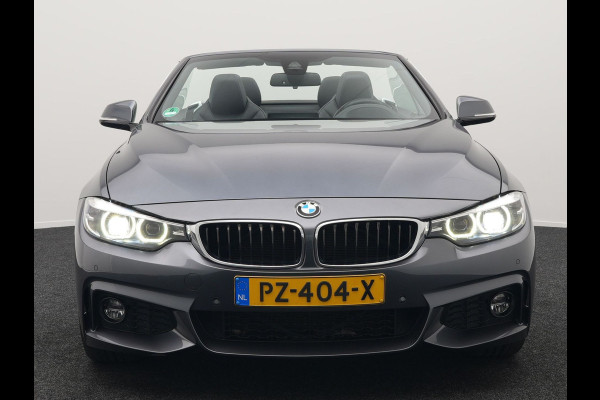 BMW 4 Serie Cabrio 420i M Sport Automaat 184pk | Lederen Sportstoelen Memory Verwarmd | Navi Pro | Head-up Display | Camera | LED |