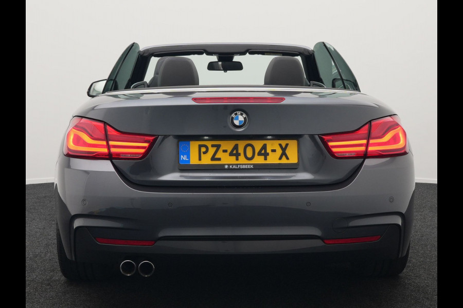 BMW 4 Serie Cabrio 420i M Sport Automaat 184pk | Lederen Sportstoelen Memory Verwarmd | Navi Pro | Head-up Display | Camera | LED |
